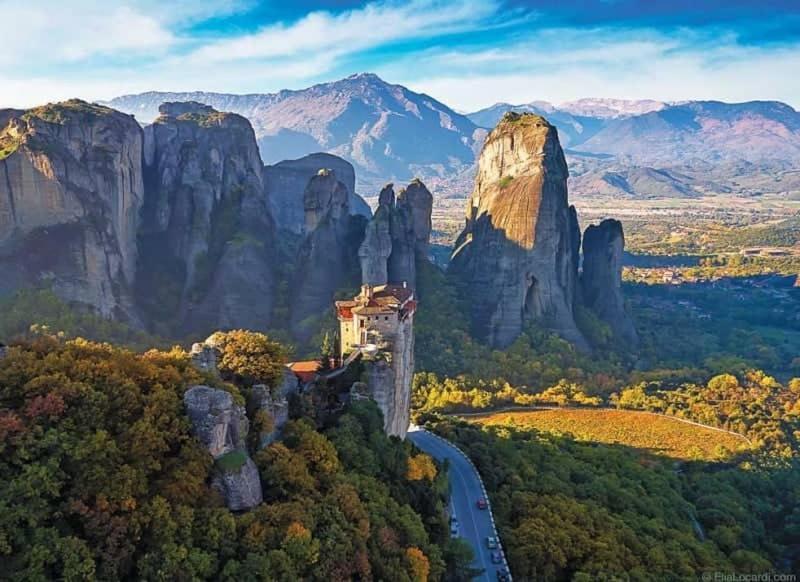 Zara'S Home Meteora-A House With A View! 卡兰巴卡 外观 照片